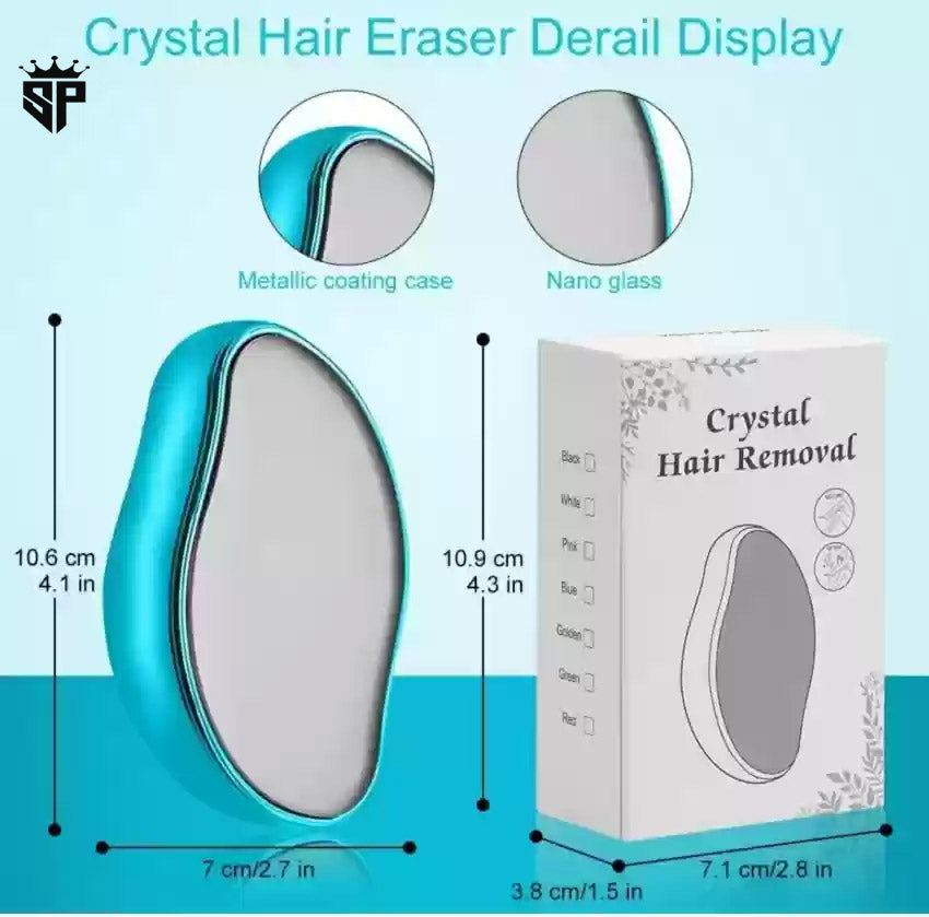 Reusable Crystal Hair Removal Tool – Painless Exfoliating Hair Eraser for Smooth, Silky Skin