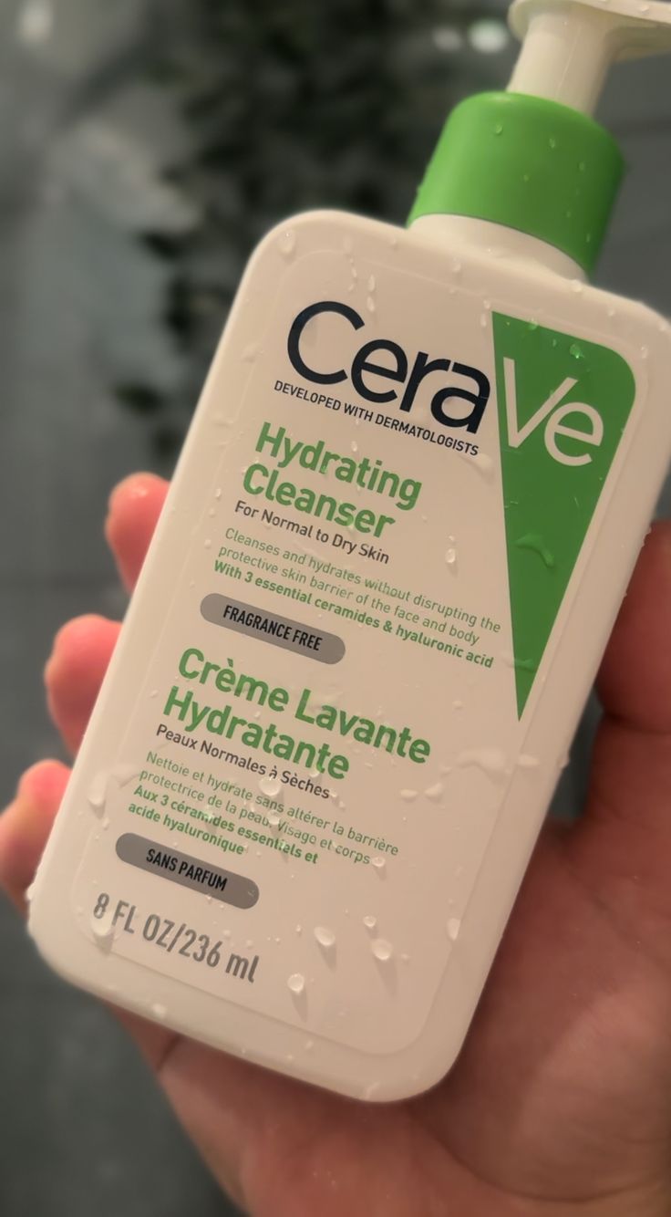 CeraVe Hydrating Cleanser – Gentle Face & Body Wash for Normal to Dry Skin, Fragrance-Free with Ceramides & Hyaluronic Acid