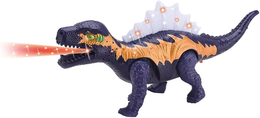 Walking Dinosaur Toy Set for Kids – Realistic Dinosaur with Light & Sound, Interactive Educational Play Toy