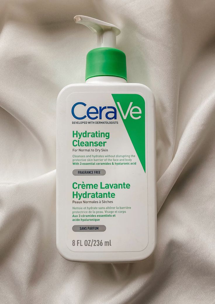 CeraVe Hydrating Cleanser – Gentle Face & Body Wash for Normal to Dry Skin, Fragrance-Free with Ceramides & Hyaluronic Acid