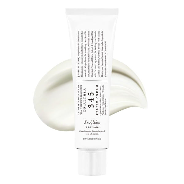 345 Relief Cream – Vegan & EWG Green Grade Soothing Moisturizer for Sensitive and All Skin Types